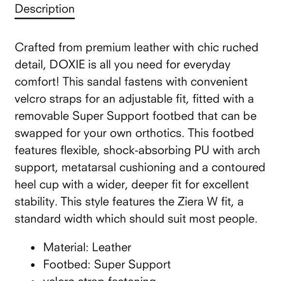 Ziera Super Support Open Toe Sandals - Picture 6 of 6